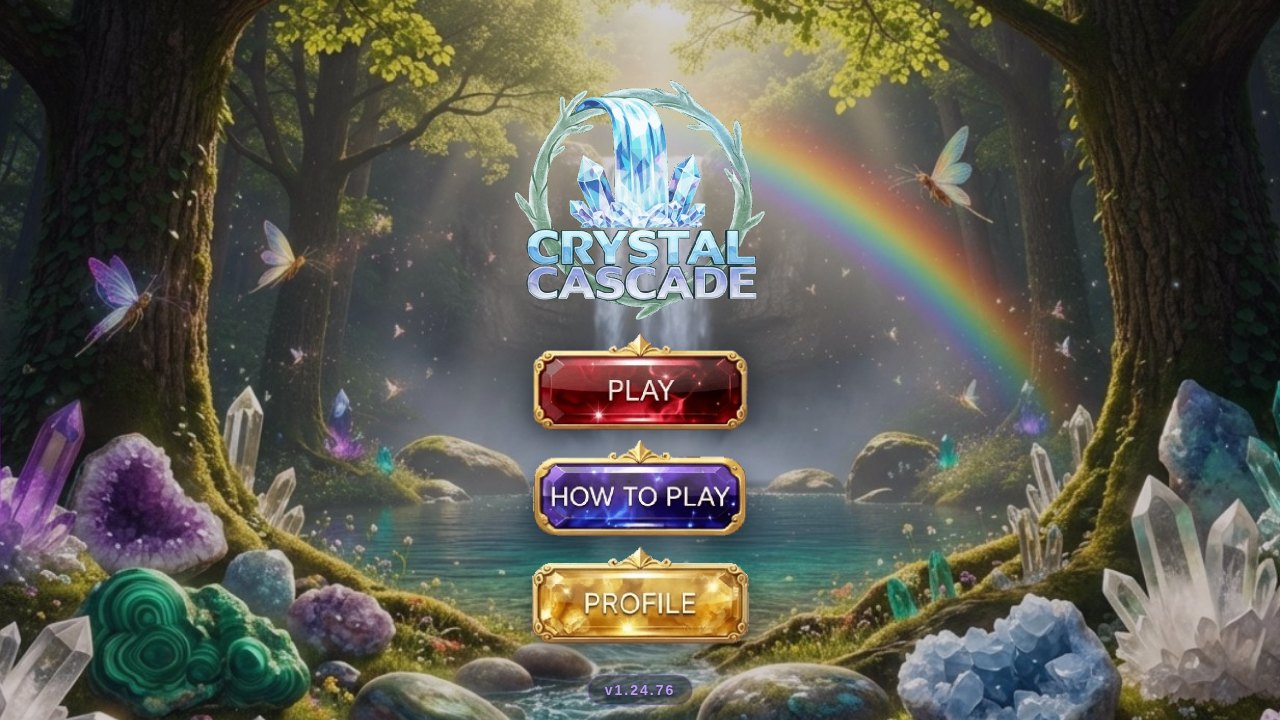 Crystal Cascade — A match-3 adventure around the world.
